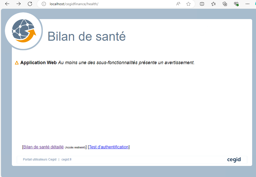 Bilan de santé