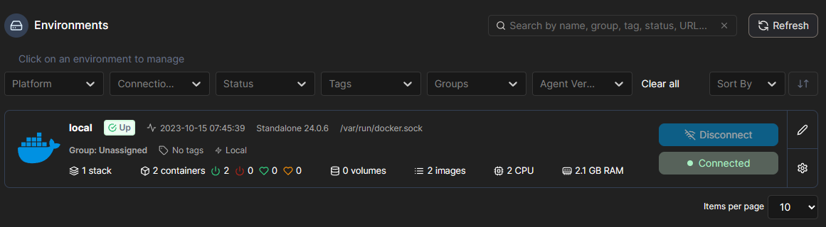 Choix environnement de travail