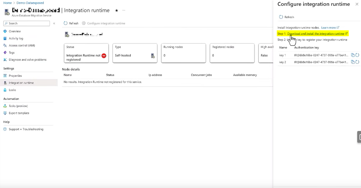 Telecharger Integration Runtime